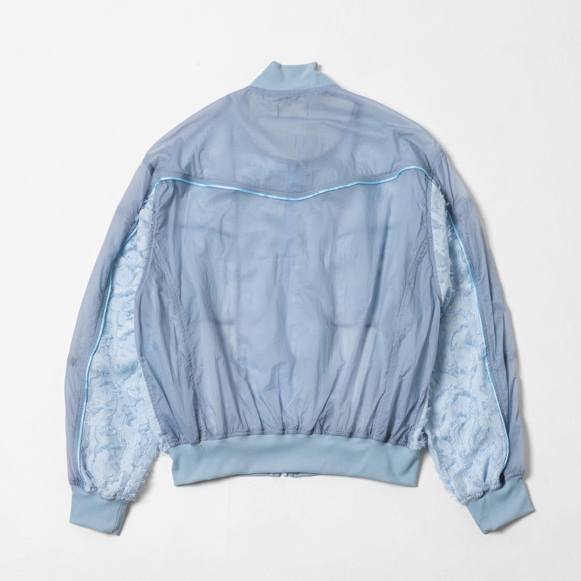Sheer Blouson - スカイブルー | harapeco Store