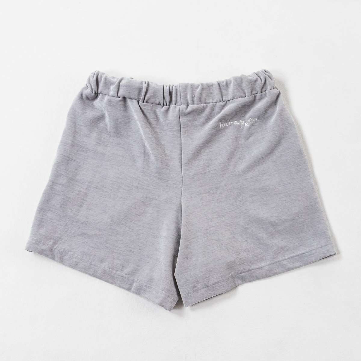 Luxe Velour Relax Short Pants - ライトグレー | harape