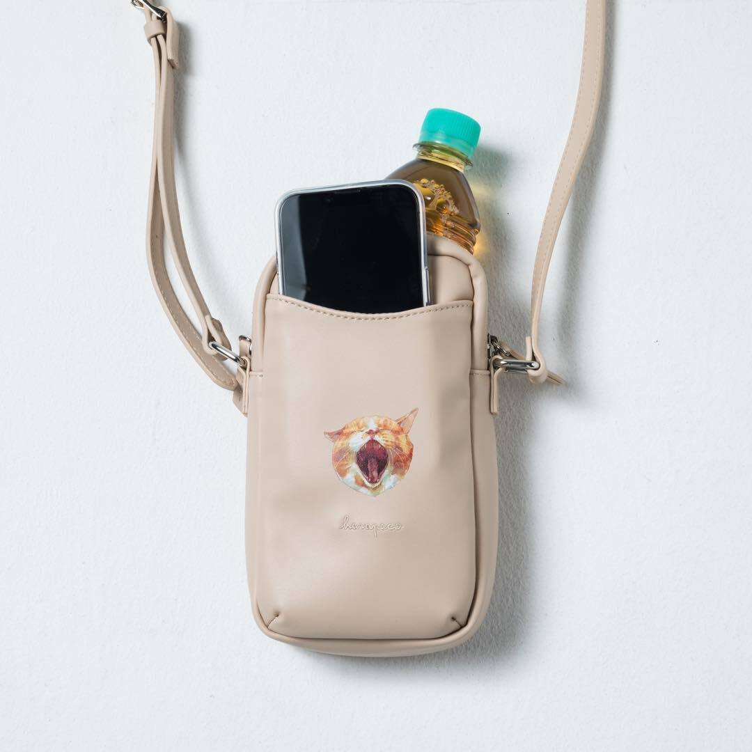 Neko Shoulder Pouch Bag(Akubi) | harapeco Store