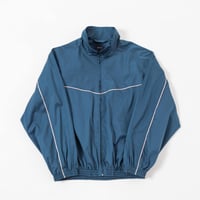 Color Suede blouson-Blue Green | harapeco Store