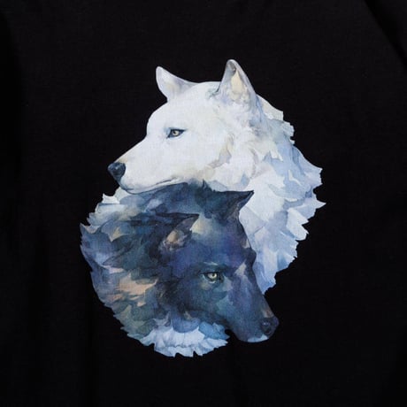 Okami Long Sleeve Tee(nihiki)-ブラック