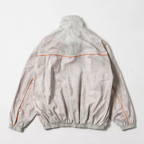 Blurred Dye Print Blouson - ホワイト