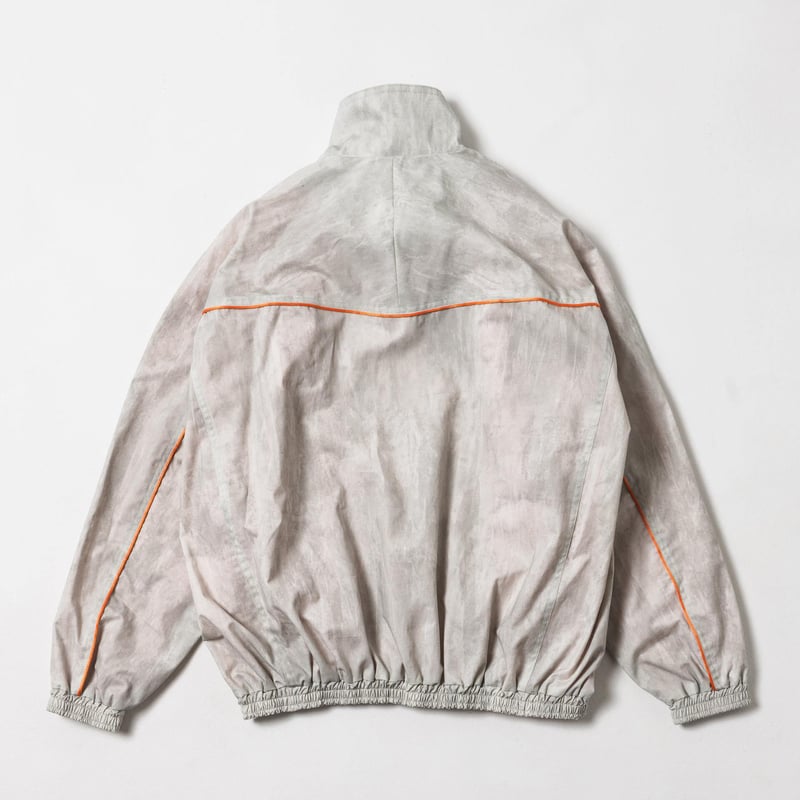 Blurred Dye Print Blouson - ホワイト | harapeco Store