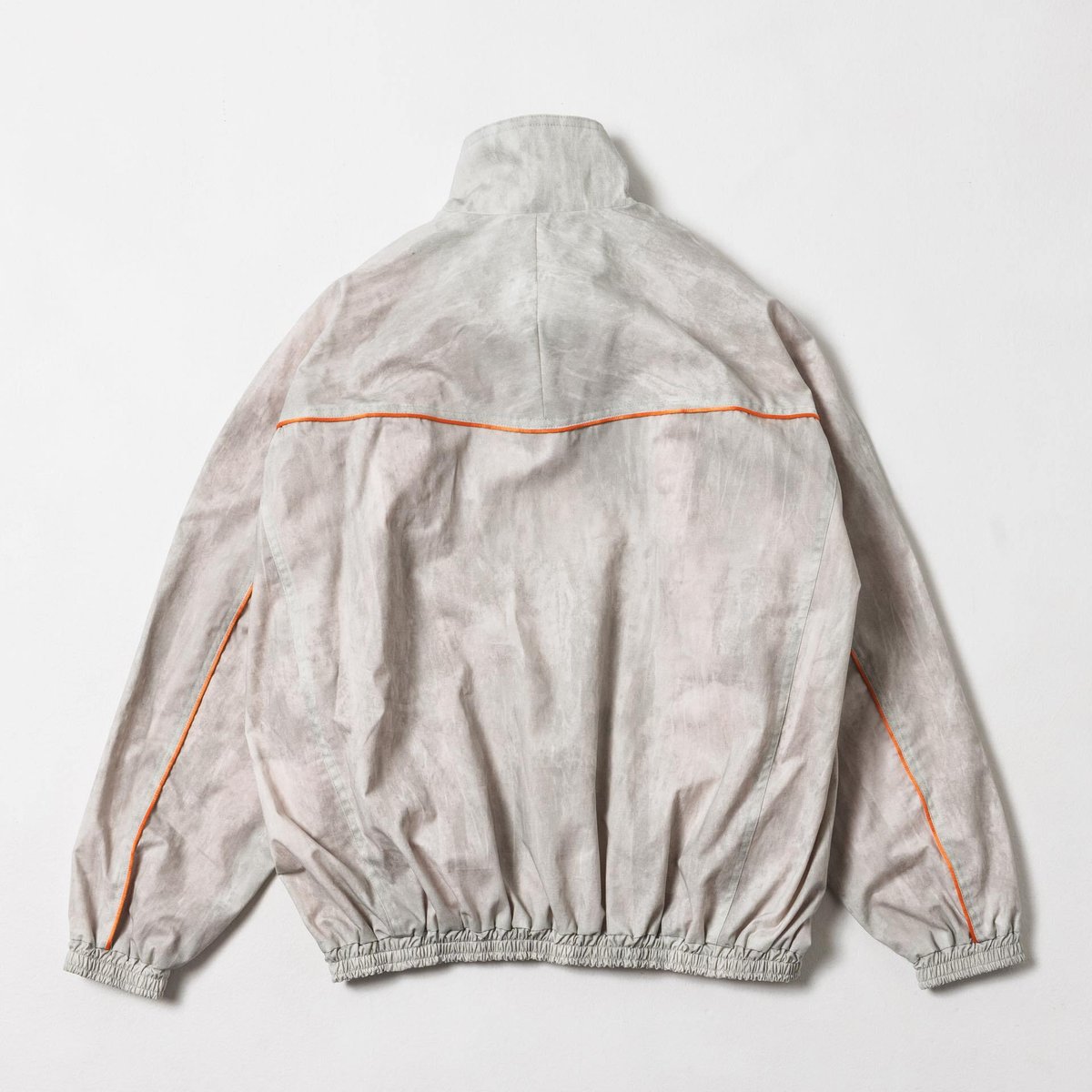 Blurred Dye Print Blouson - ホワイト | harapeco Store