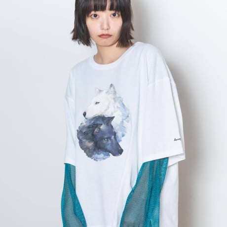 Okami Tee [nihiki] - ブラック