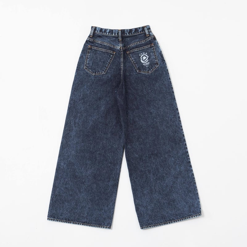 harapeco eコレクション デニムパンツ ブリーチ e]Denim Pants-ブリーチ | harapeco Store
