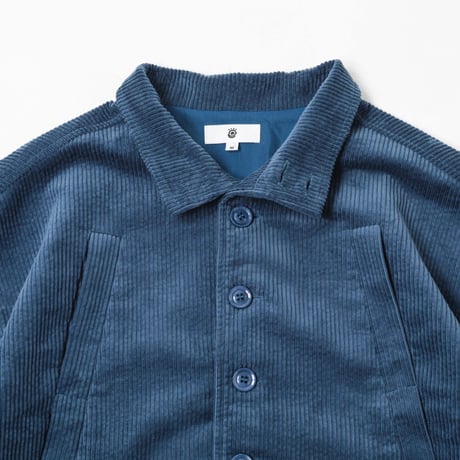 [e]Corduroy Jacket-ブルー