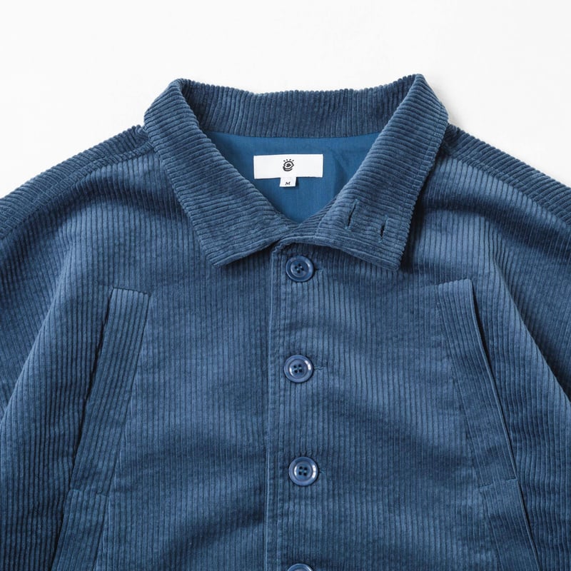 e]Corduroy Jacket-ブルー | harapeco Store