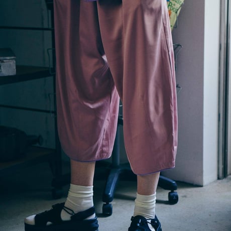 Satin Setup[Pants]-ピンク