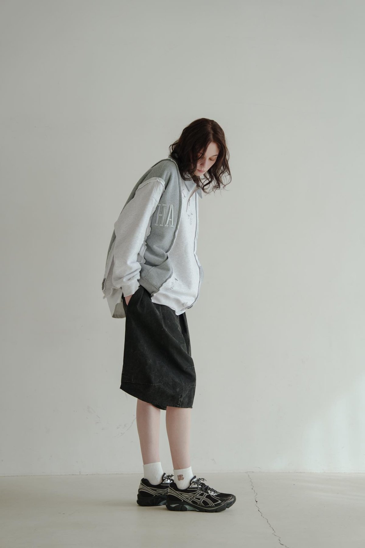 Rebuild HalfZip Sweat - グレー | harapeco Store