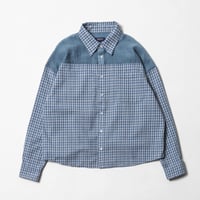 Seersucker Shirts - ブルー