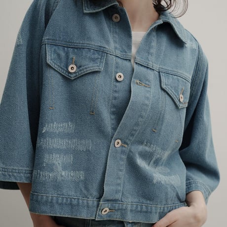 DENIM JACKET - ブリーチ