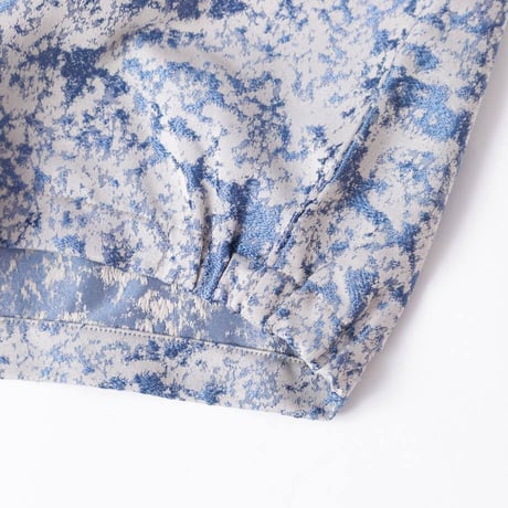 Jacquard Shirts Jacket-ブルー