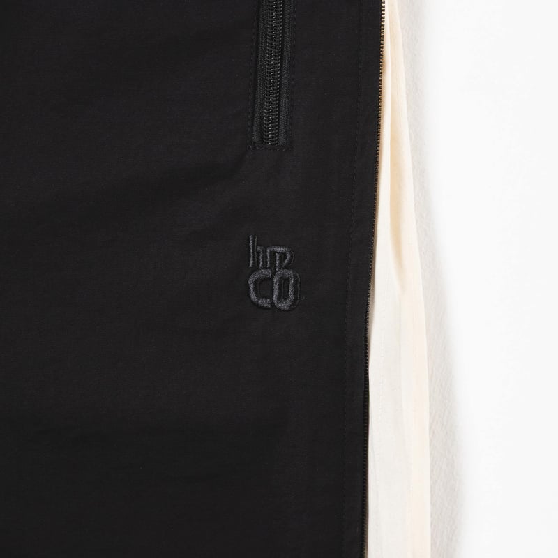 SideZipp Nylon Track Pants - ブラック | harapeco Store