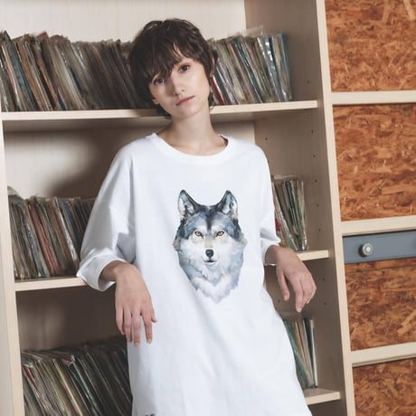 Okami Tee（Ippiki）-ホワイト
