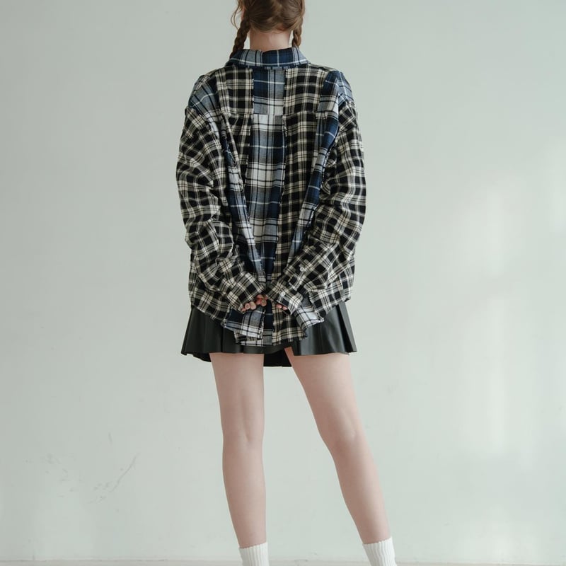 Rebuild Shirts - ブルー | harapeco Store