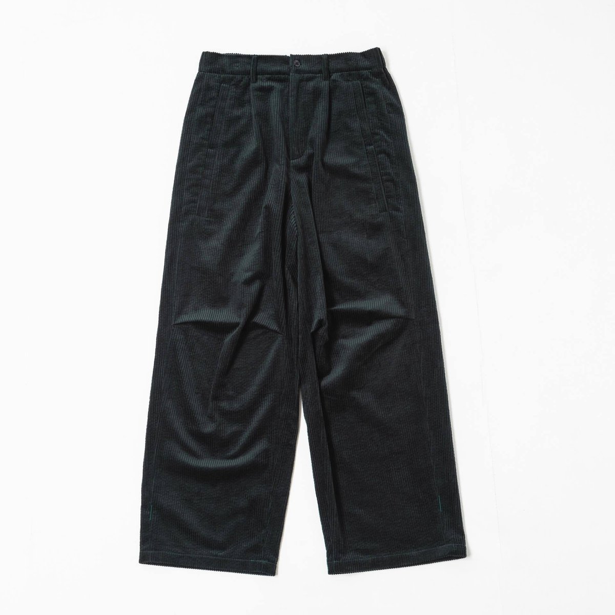 harapeco e Corduroy Pants-グリーン コーデュロイパンツ e]Corduroy Pants-グリーン | harapeco Store