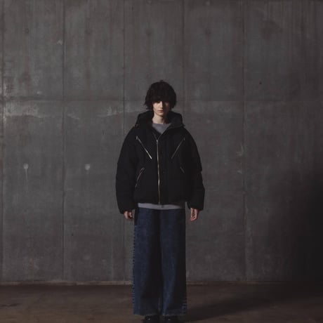 Down Jacket-ブラック