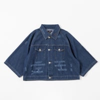 DENIM JACKET - ブルー