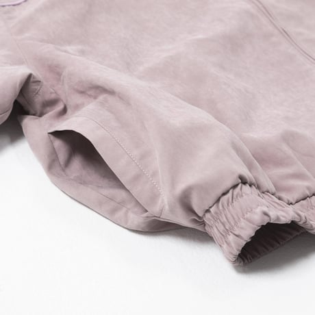 Color Suede blouson-Vintage Pink