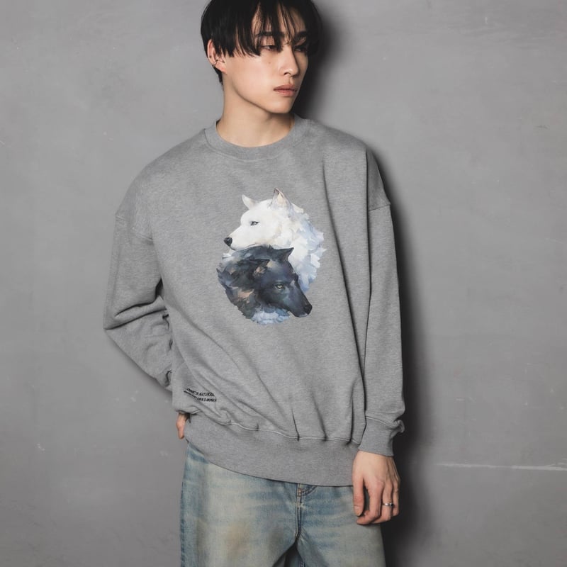 Neko Sweat(ziitto)-グレー | harapeco Store