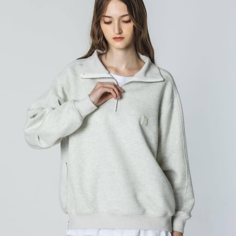 HalfZip Sweat - ホワイト