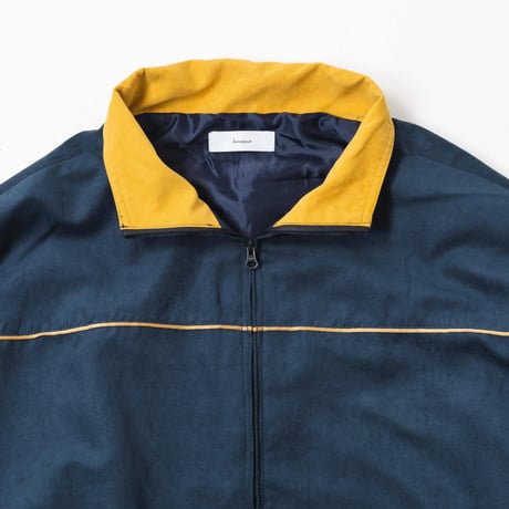 Color Suede blouson-23AW--グリーン×イエロー