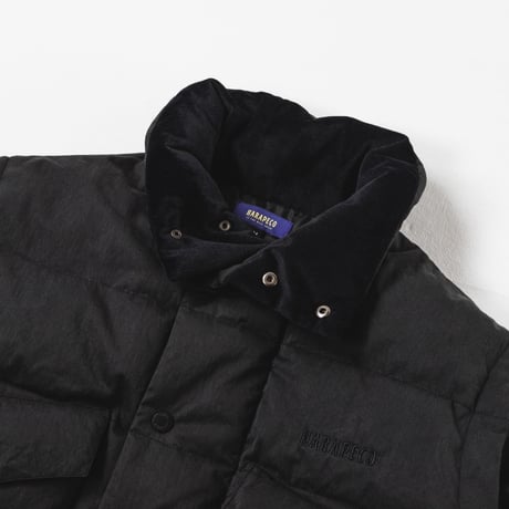 Stand Collar Down Jacket - ブラック