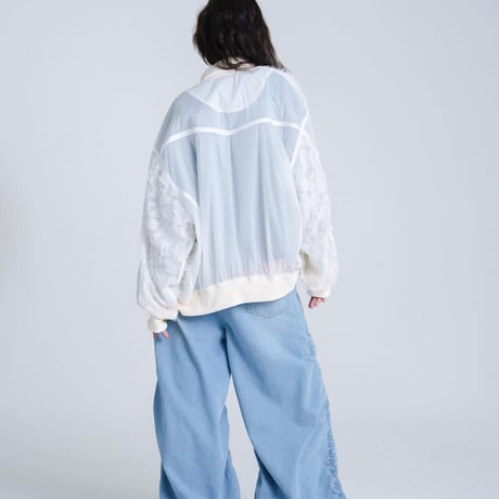 Sheer Blouson - ホワイト