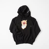 Neko Hoodie(Akubi)-ブラック