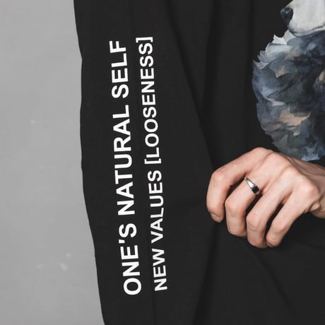 Okami Long Sleeve Tee(nihiki)-ブラック
