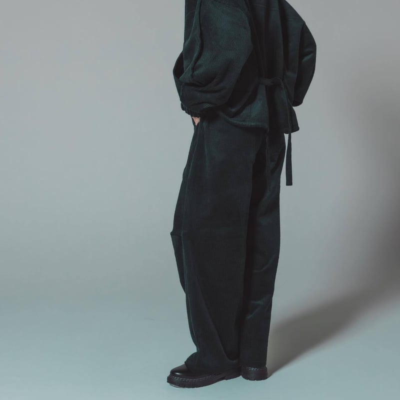 e]Corduroy Pants-グリーン | harapeco Store