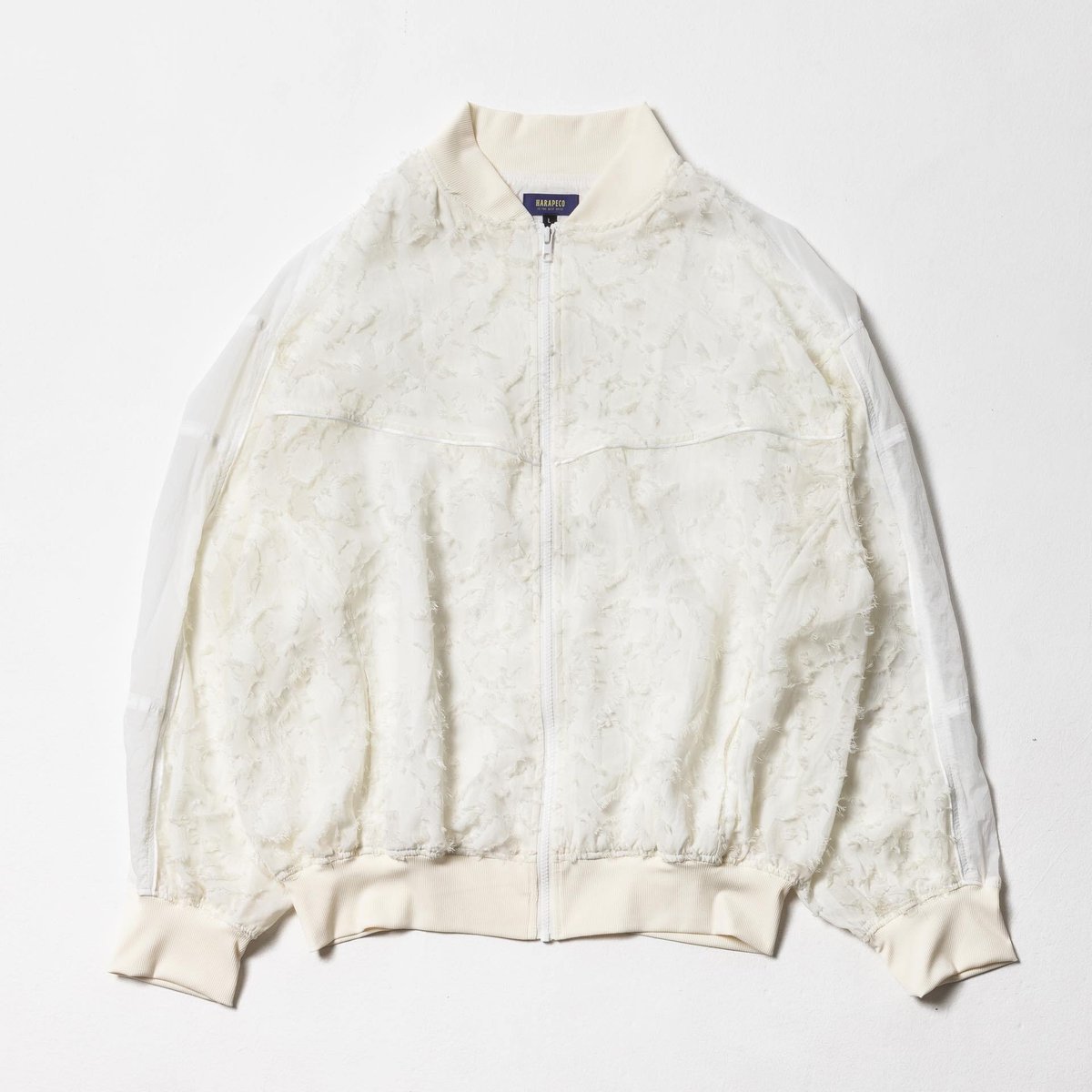 Sheer Blouson - ホワイト | harapeco Store