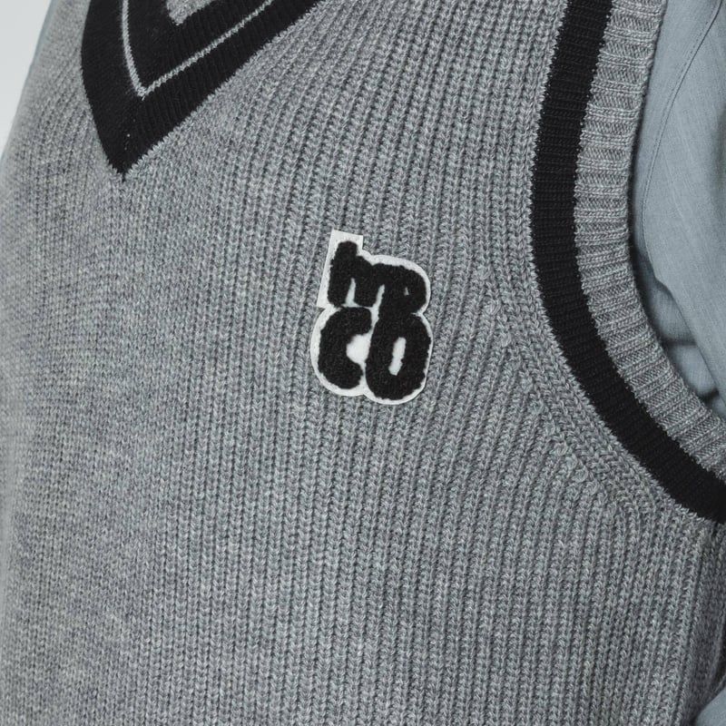 Na.e ナエ◇ジレ Reversible Wool Vest _Grayグレー Na.e ナエ◇ジレ Reversible Wool Vest _Grayグレー