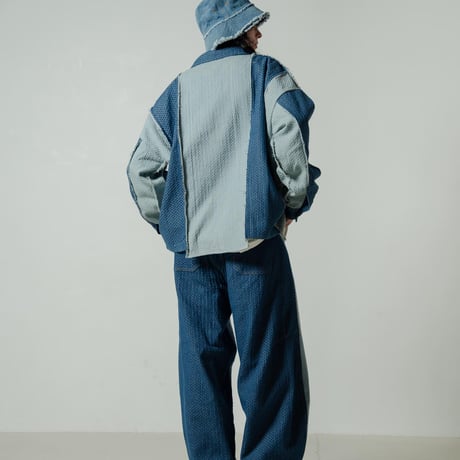 Rebuild Denim Pants - ブルー