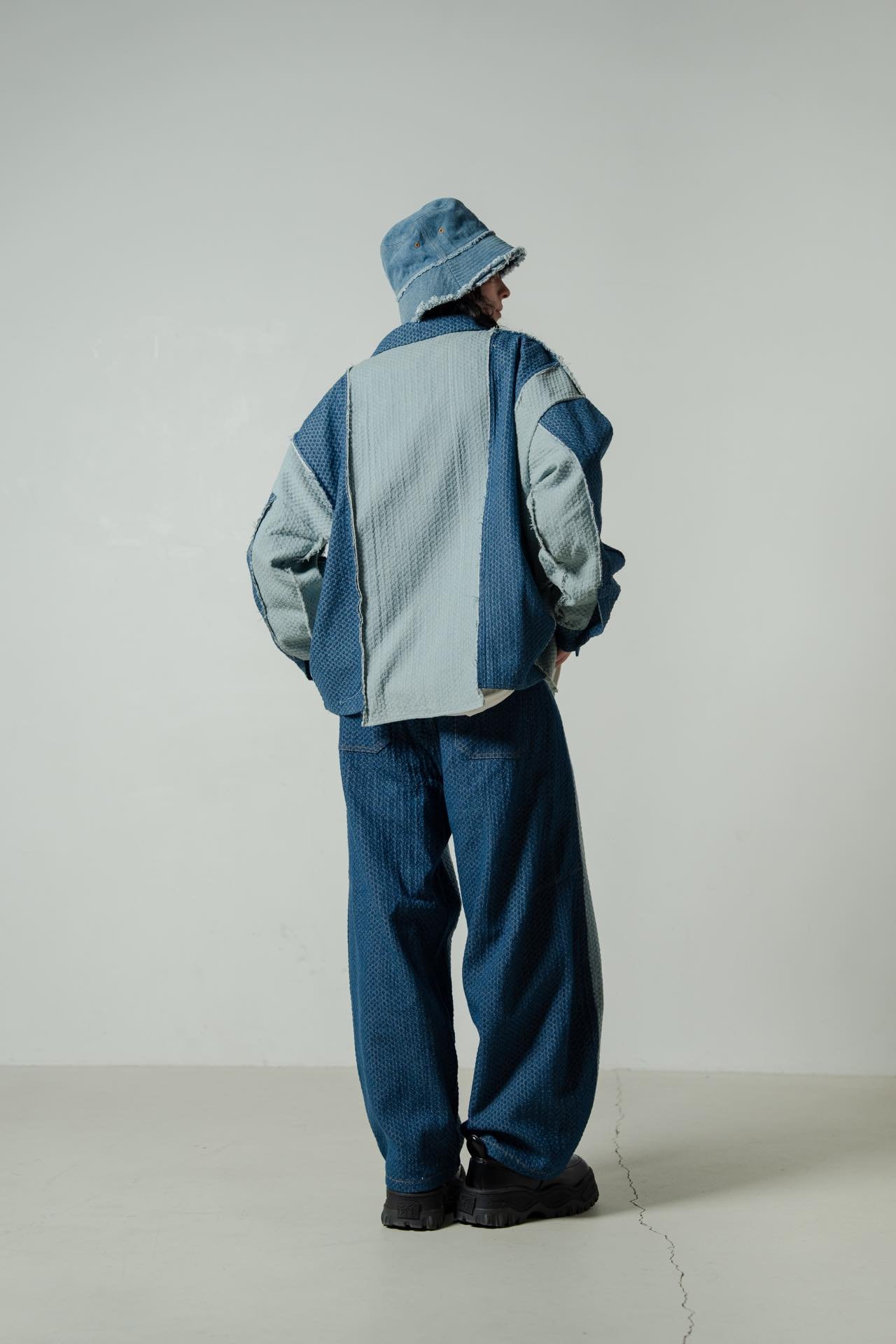 Rebuild Denim Pants - ブルー | harapeco Store