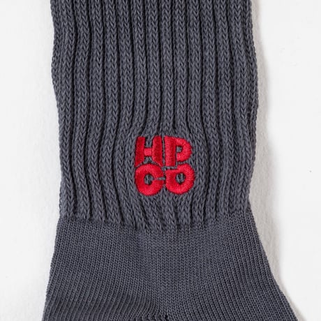 HPCO LONG SOCKS - チャコールグレー
