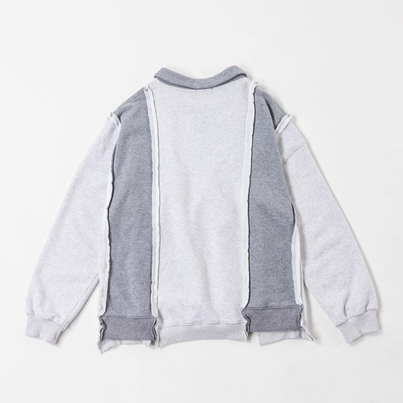 Rebuild HalfZip Sweat - グレー | harapeco Store