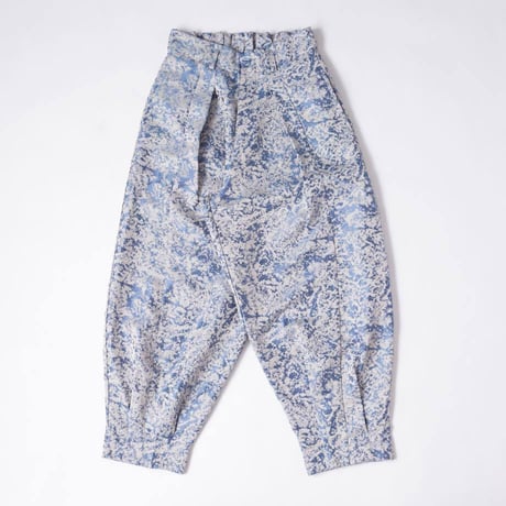 Eve はらぺこ商店 Jacquard Tapered Pants-ブルー Eve はらぺこ商店 Jacquard Tapered Pants-ブルー Eve はらぺこ商店