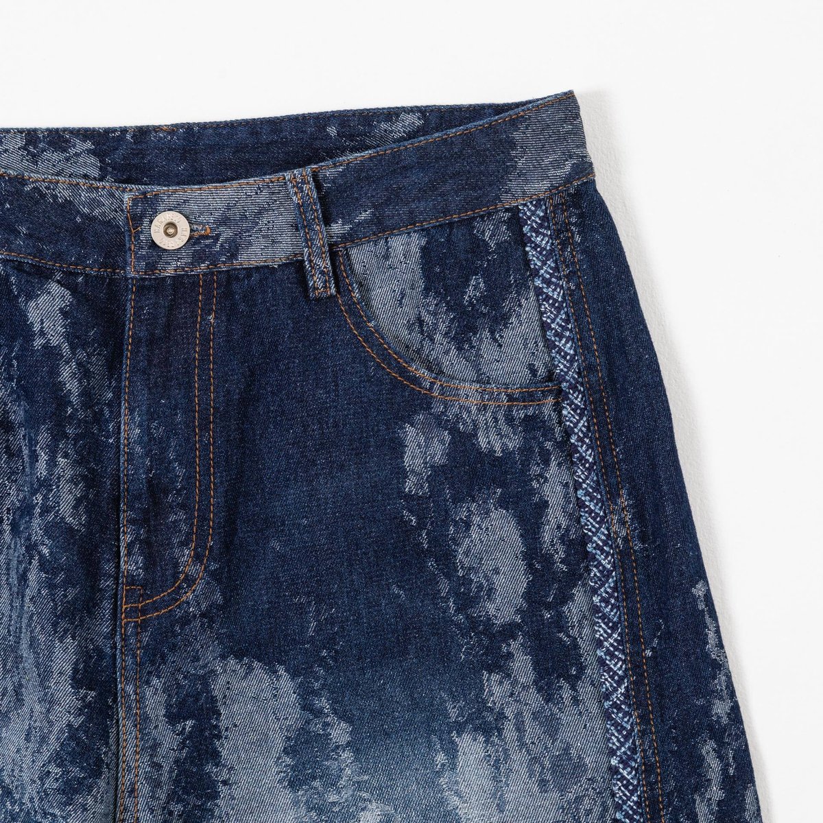 DENIM PANTS - ブルー | harapeco Store