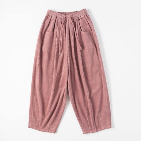 Corduroy Easy-Pants-ピンク