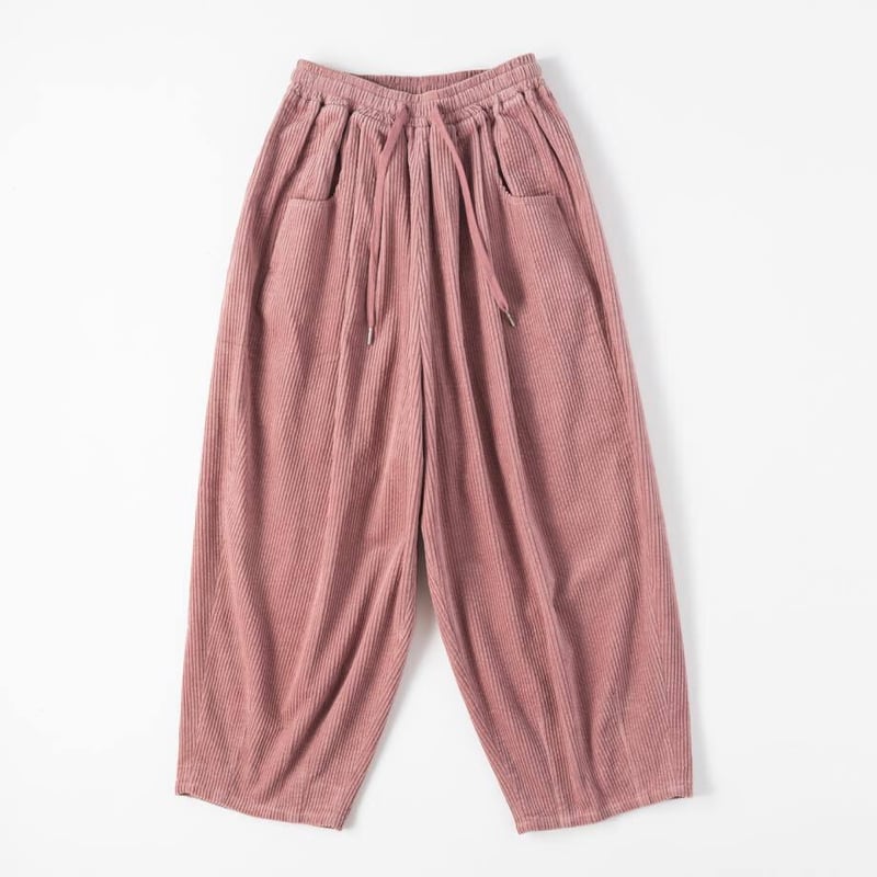 harapeco e Corduroy Pants-グリーン コーデュロイパンツ harapeco e Corduroy Pants-グリーン コーデュロイパンツ
