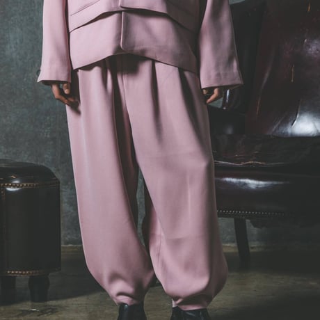 Three-piece suit Pants-ピンクベージュ