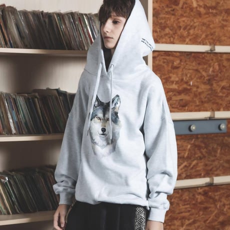 Okami Hoodie(Ippiki)-ホワイト