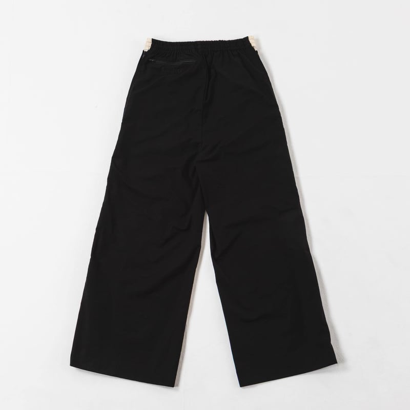 SideZipp Nylon Track Pants - ブラック | harapeco Store