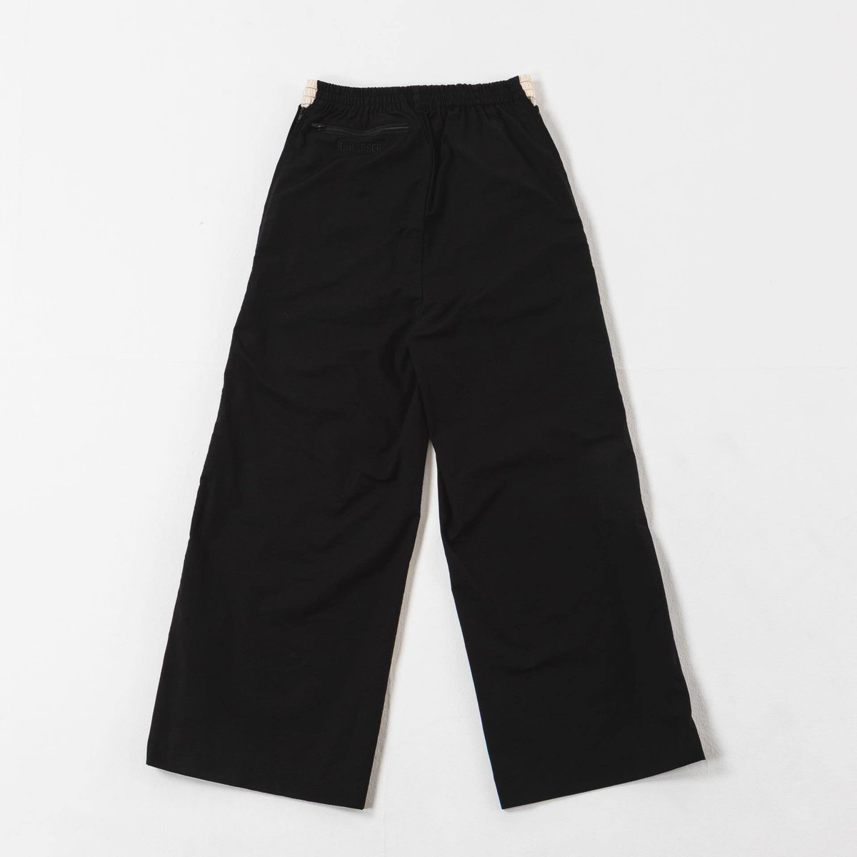 SideZipp Nylon Track Pants - ブラック | harapeco Store