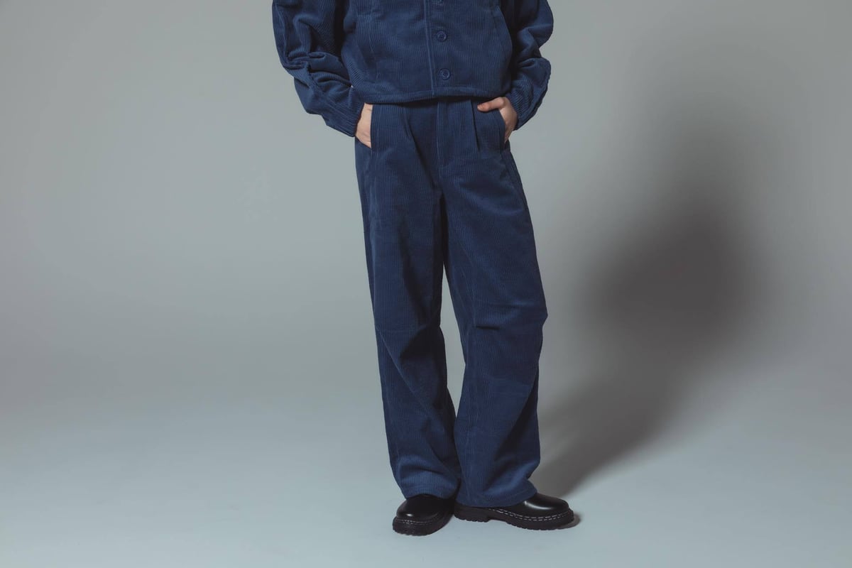 harapeco e Corduroy Pants-グリーン コーデュロイパンツ harapeco e Corduroy Pants-グリーン コーデュロイパンツ e