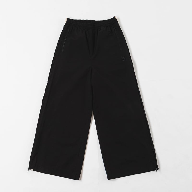 SideZipp Nylon Track Pants - ブラック | harapeco Store