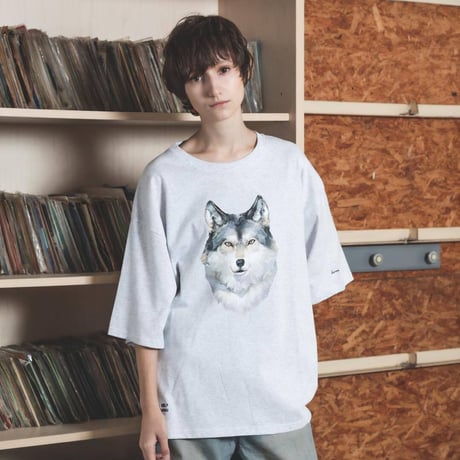 Okami Tee（Ippiki）-ホワイト
