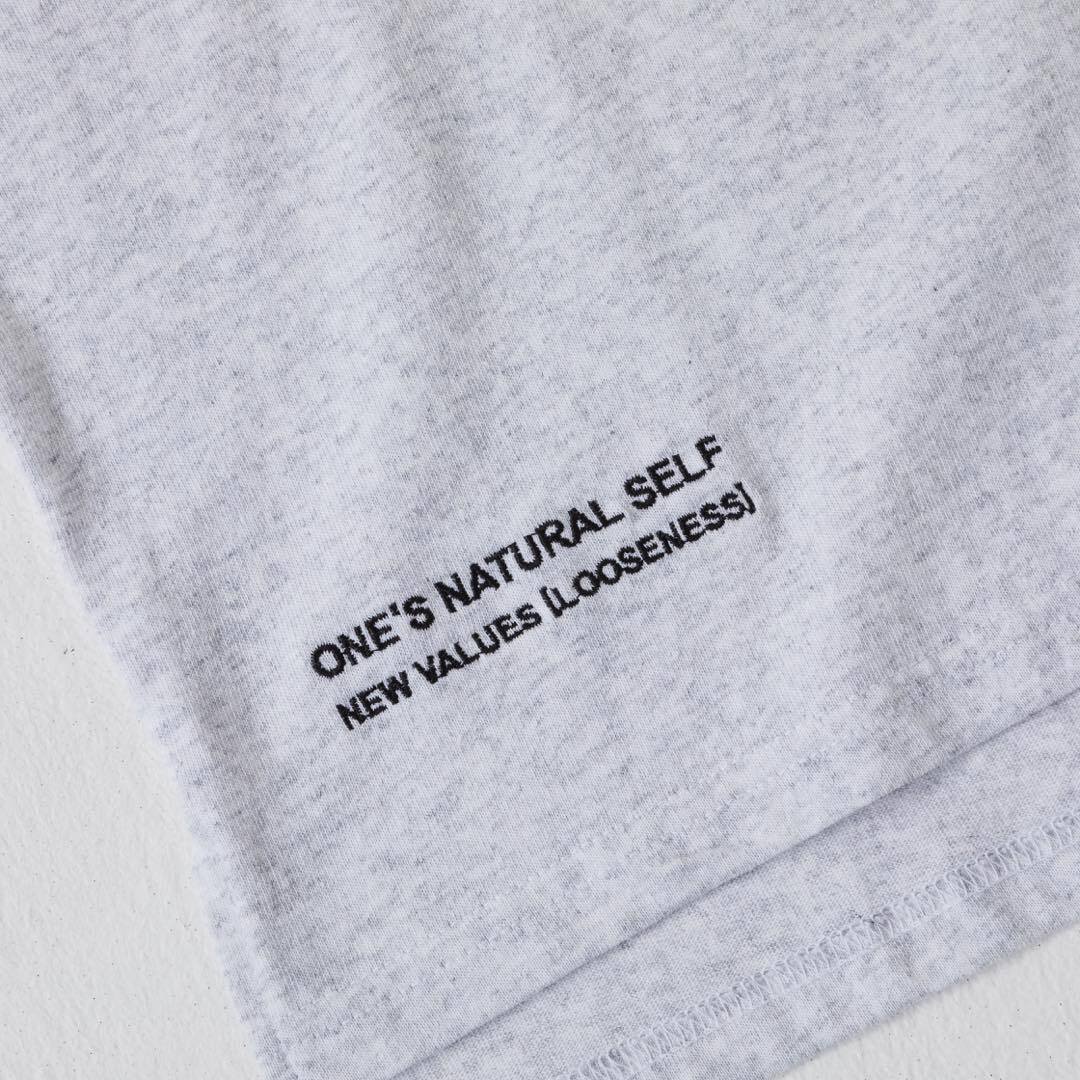 Neko Tee （Akubi）-ミックスグレー | harapeco Store